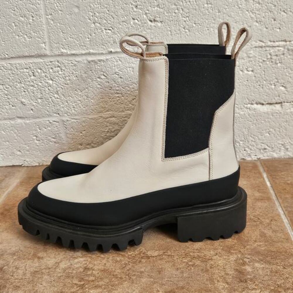 All Saints Harlee Chunky Sole Leather Boots Size 39‎ - Picture 7 of 11